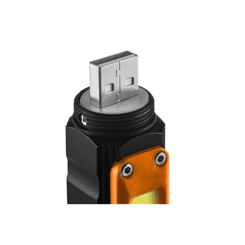 Neo Tools Pakraunamas žibintuvėlis CREE XPE + COB LED, USB 300 lm, 2-in-1 image 3