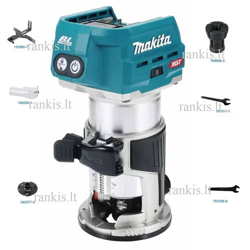 Makita RT001GZ04 Akumuliatorinė frezė 40 V image 1