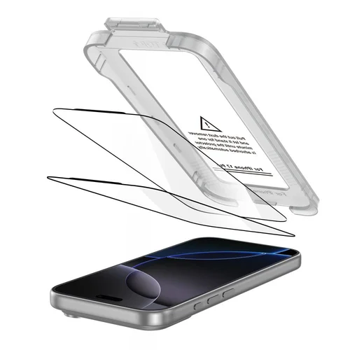 Tech-Protect Quick Set+ 2 vnt. stiklas iPhone 17 Pro, juodas image 1