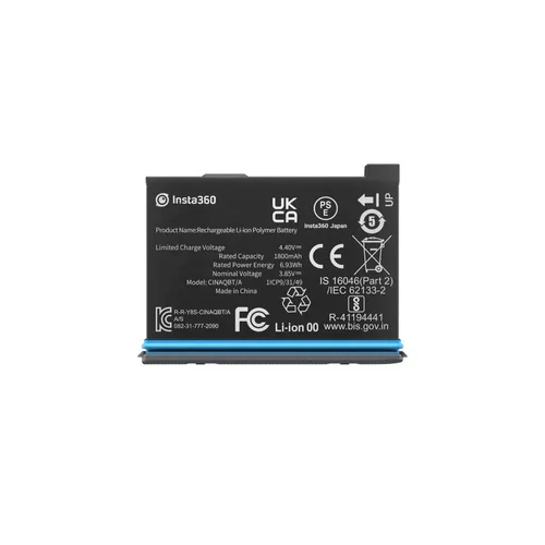 Insta360 X3 akumuliatorius, 1800 mAh image 1