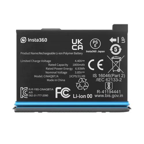 Insta360 X3 akumuliatorius, 1800 mAh image 2