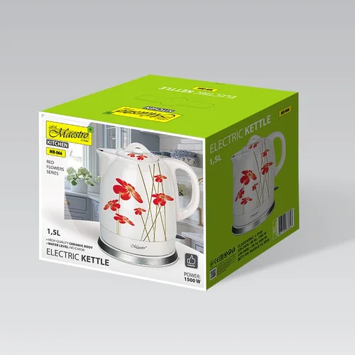 Feel-Maestro MR-066-RED FLOWERS keraminis virdulys 1,5 l image 3