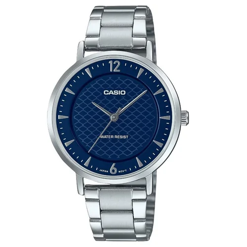 CASIO LTP-VT04D-2A moteriškas laikrodis, mėlynas ciferblatas image 1