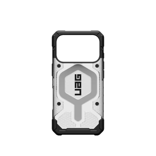 UAG Pathfinder Clear MagSafe dėklas iPhone 17 Pro, baltas ir pilkas image 3