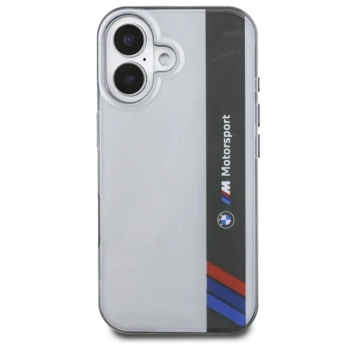 BMW Motorsport IML dėklas iPhone 16 Plus, pilkas image 3