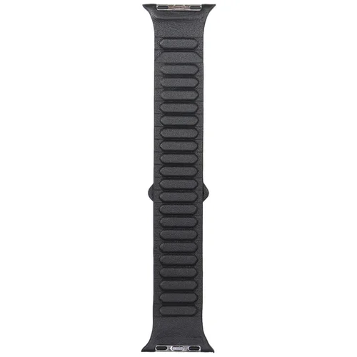 Audi natūralios odos magnetinė kilpinė apyrankė Apple Watch 44/45/46/49 mm, juoda image 1