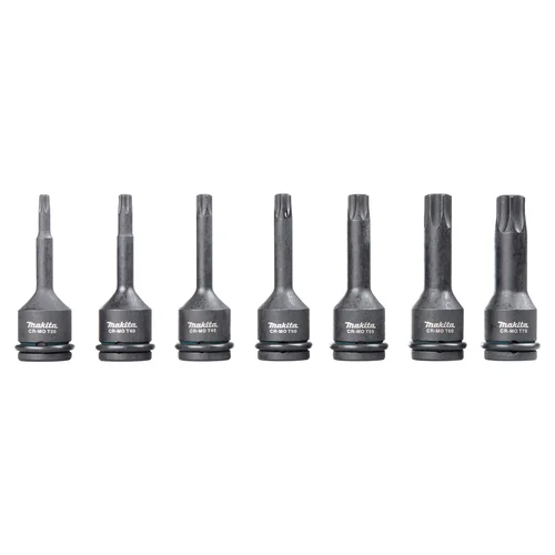 Smūginių sukimo galvų rinkinys Makita IMPACT BLACK E-23628, 7 vnt. image 3