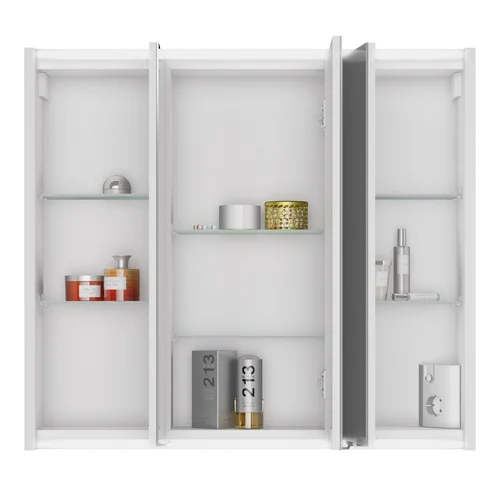 Veidrodinė spintelė BATU 80x71x15cm, su LED apšvietimu image 2