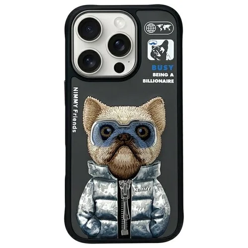 Nimmy Cool&Cute 2.0 dėklas iPhone 16 Pro, juodas image 1