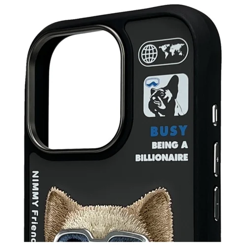 Nimmy Cool&Cute 2.0 dėklas iPhone 16 Pro, juodas image 3