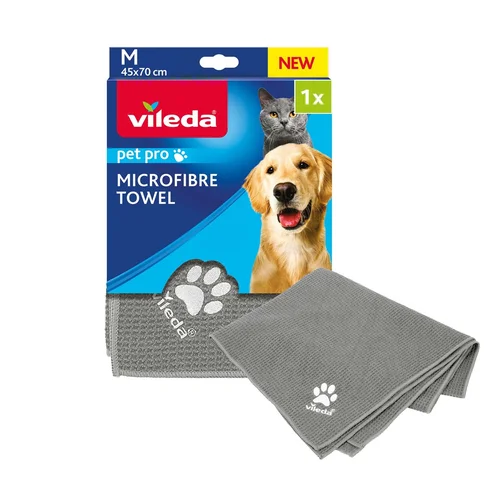 Vileda PET PRO M pilkas rankšluostis augintiniams image 1