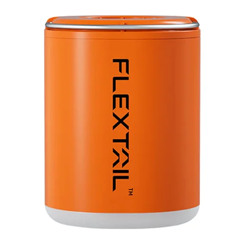 Flextail Tiny Pump 2X siurblys ir žibintas, oranžinis image 2