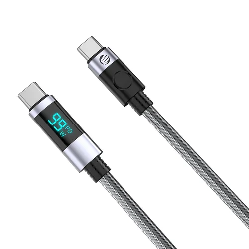 Orico LDC2C USB-C–USB-C PD 100 W kabeliai, 2 m, 2 vnt., juodi image 3