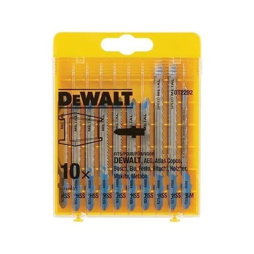 Dewalt DT2292-QZ Pjūklelių metalui rinkinys 10 vnt image 2