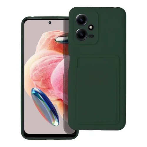 KARDŲ silikoninis dėklas Xiaomi Redmi Note 12 5G, žalias image 1