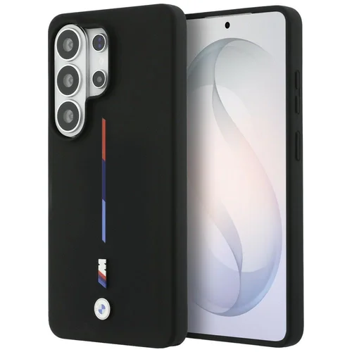 BMW M Tricolor Line MagSafe silikoninis dėklas Samsung Galaxy S26 Ultra, juodas image 1