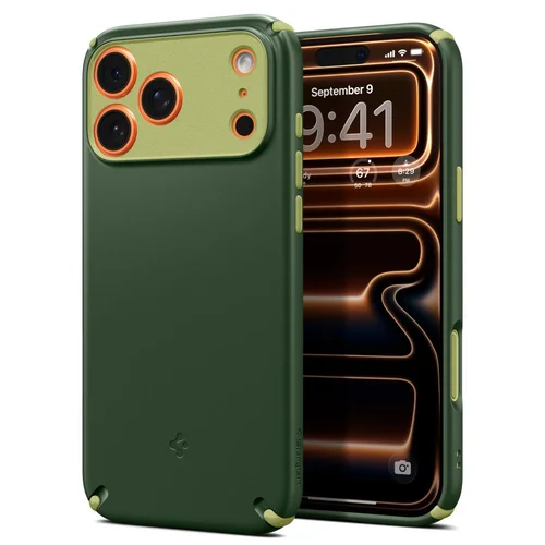 Spigen Nano Pop Hybrid MagSafe dėklas iPhone 17 Pro Max, žalias image 1