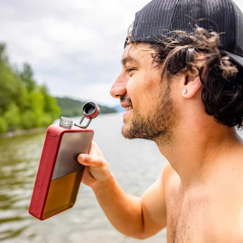 Gertuvė GSI Boulder 16 Flask 475ml – Raudona image 2