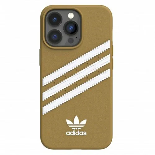 Adidas OR formos dėklas iPhone 13 Pro Max, smėlinis ir auksinis image 2