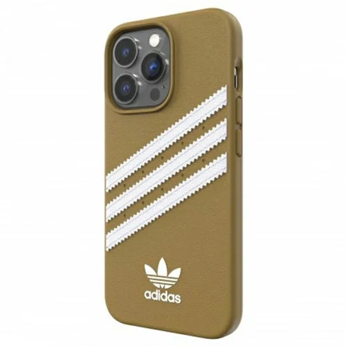 Adidas OR formos dėklas iPhone 13 Pro Max, smėlinis ir auksinis image 3