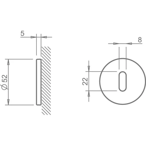 Tupai 4045 R5S 152 durų apyraktė, Ø 52 mm, Balta image 2