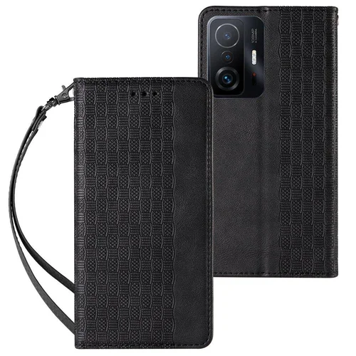 Samsung Galaxy A12 5G magnetinis dėklas-piniginė, juodas image 1