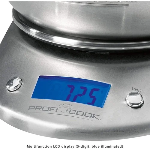 Proficook PC-KW 1040 Elektroninės virtuvinės svarstyklės 5 kg image 3