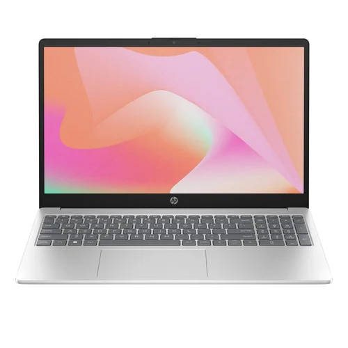 HP 15-fd0066nw nešiojamasis kompiuteris, i3-N305, 15,6 col., 8 GB/512 GB, sidabrinis image 1