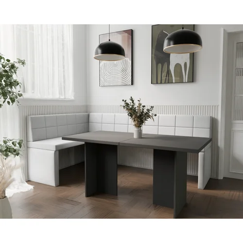 MELVIN virtuvinis kampas, kairinis, Soft 17, 142 × 196 cm image 2