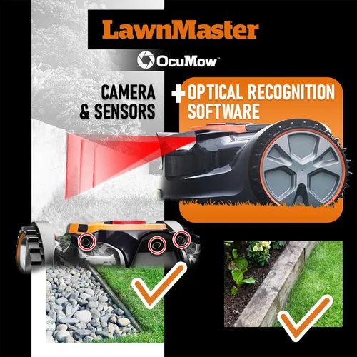 Lawnmaster belaidis vejos robotas 250 m² 24 V 4 Ah image 2