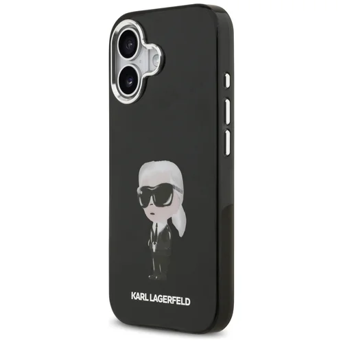 Karl Lagerfeld IML Aquarelle Karl & Logo MagSafe dėklas iPhone 17, juodas image 1