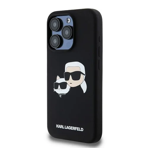 Karl Lagerfeld Karl&Choupette MagSafe dėklas iPhone 15 Pro Max, juodas image 2