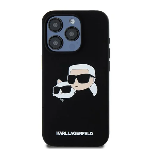 Karl Lagerfeld Karl&Choupette MagSafe dėklas iPhone 15 Pro Max, juodas image 3