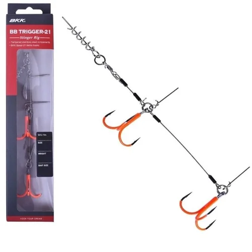 BKK BB Trigger-21 UVO stinger rig #3/0 image 1