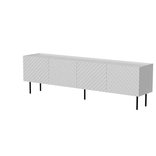 Cama LUCCA 4D TV staliukas 200 cm, baltas image 1
