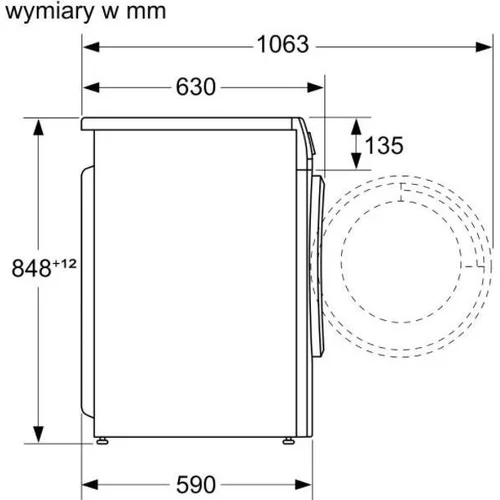 BOSCH WNA13401PL skalbimo-džiovinimo mašina 8/5 kg image 3