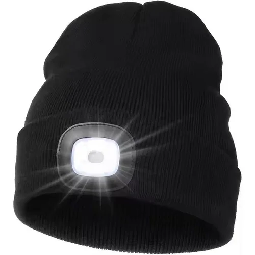 Juoda megzta LED kepurė image 2