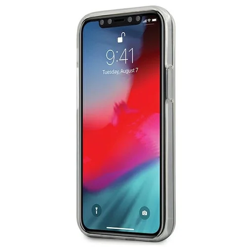 Guess GUHCP12SPCUMPTBK Metallic dėklas iPhone 12 mini, juodas image 3