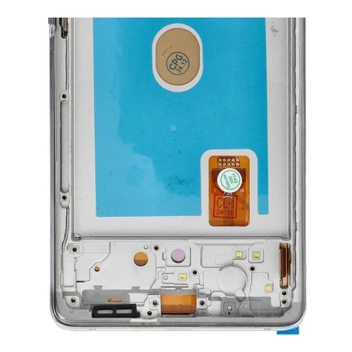 FixCell Samsung S20 FE OLED ekranas su baltu rėmeliu image 3