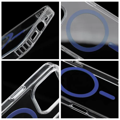 Samsung A27 Drop Glue Colorful Ring Mag Cover dėklas, šviesiai mėlynas image 2