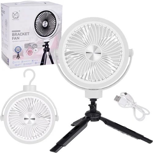 CLIP ZA5609 USB stalo ventiliatorius, baltas image 1