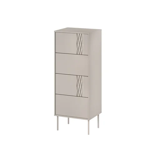 Cama 4S TRESSE komoda 50 × 40 × 125 cm Cashmere matinė image 1