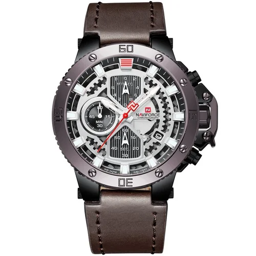 NAVIFORCE NF9159 vyriškas laikrodis, juodas image 1