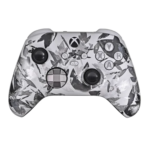 Microsoft Xbox Storm Breaker Special Edition belaidis valdiklis, juodas ir baltas image 1