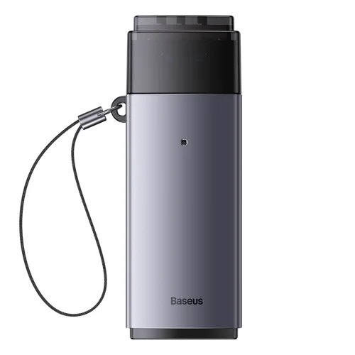 Baseus Lite SD/TF USB-A kortelių skaitytuvas, pilkas (WKQX060013) image 2