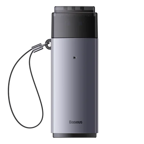 Baseus Lite SD/TF USB-A kortelių skaitytuvas, pilkas (WKQX060013) image 3