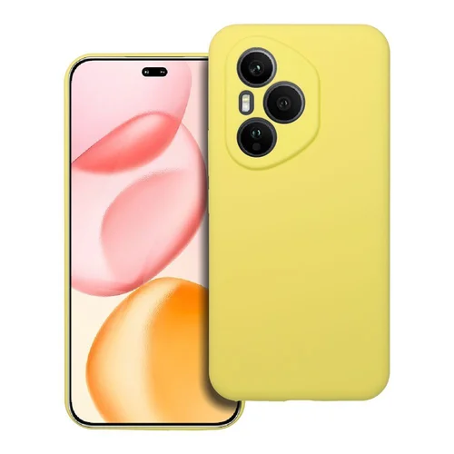Silikoninis dėklas HONOR 400 Pro, 2 mm, citrinos spalvos image 1