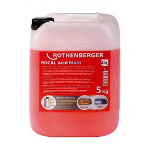 ROCAL Acid Multi vamzdžių nukalkinimo koncentratas 5 kg Rothenberger image 1