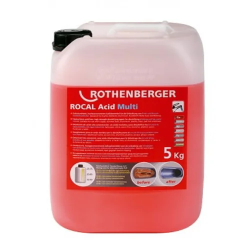 ROCAL Acid Multi vamzdžių nukalkinimo koncentratas 5 kg Rothenberger image 2