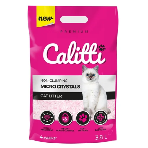 Calitti Mikro Kristalai silikoninis kačių kraikas 3,8 l image 1